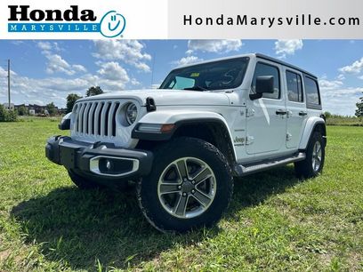 Used 2021 Jeep Wrangler Unlimited Sahara w/ LED Lighting Group