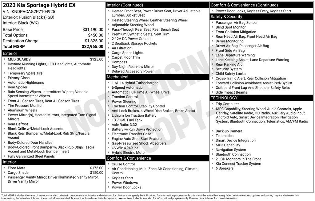 Certified 2023 Kia Sportage EX AWD/4WD image 5