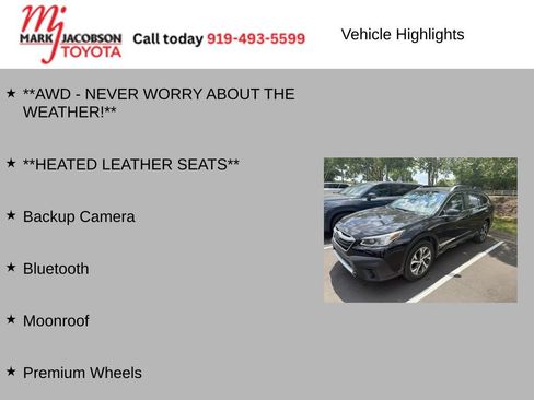 Used 2021 Subaru Outback Limited w/ Popular Package #2 AWD/4WD image 5