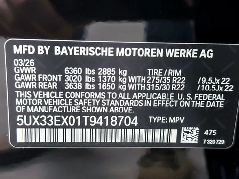 New 2026 BMW X6 xDrive40i w/ Executive Package image 27