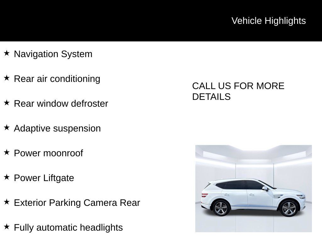 Used 2022 Genesis GV80 3.5T w/ Advanced Package 06 AWD/4WD image 8