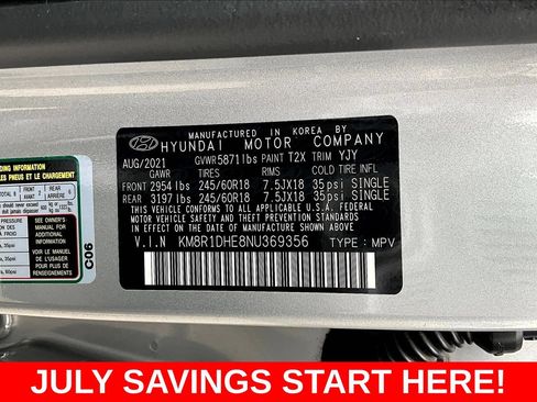 Used 2022 Hyundai Palisade SE AWD/4WD image 25