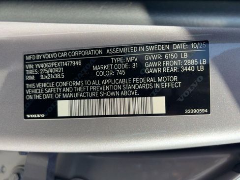 New 2026 Volvo XC90 B6 Plus w/ Protection Package Premier AWD/4WD image 20