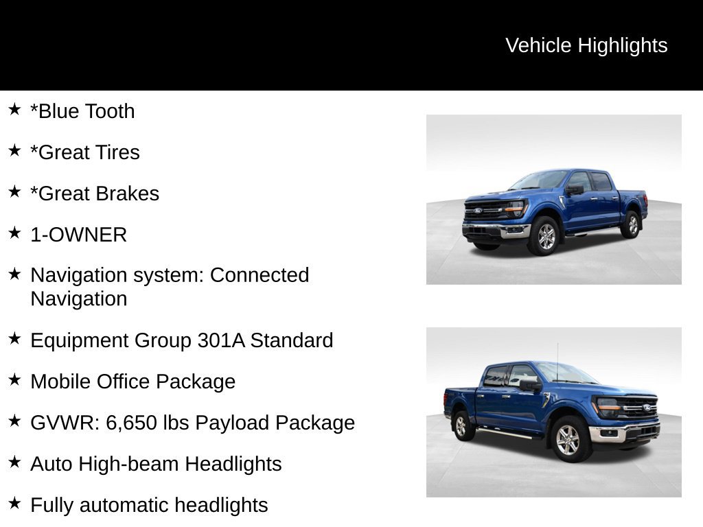 Used 2024 Ford F150 XLT w/ Mobile Office Package AWD/4WD image 46