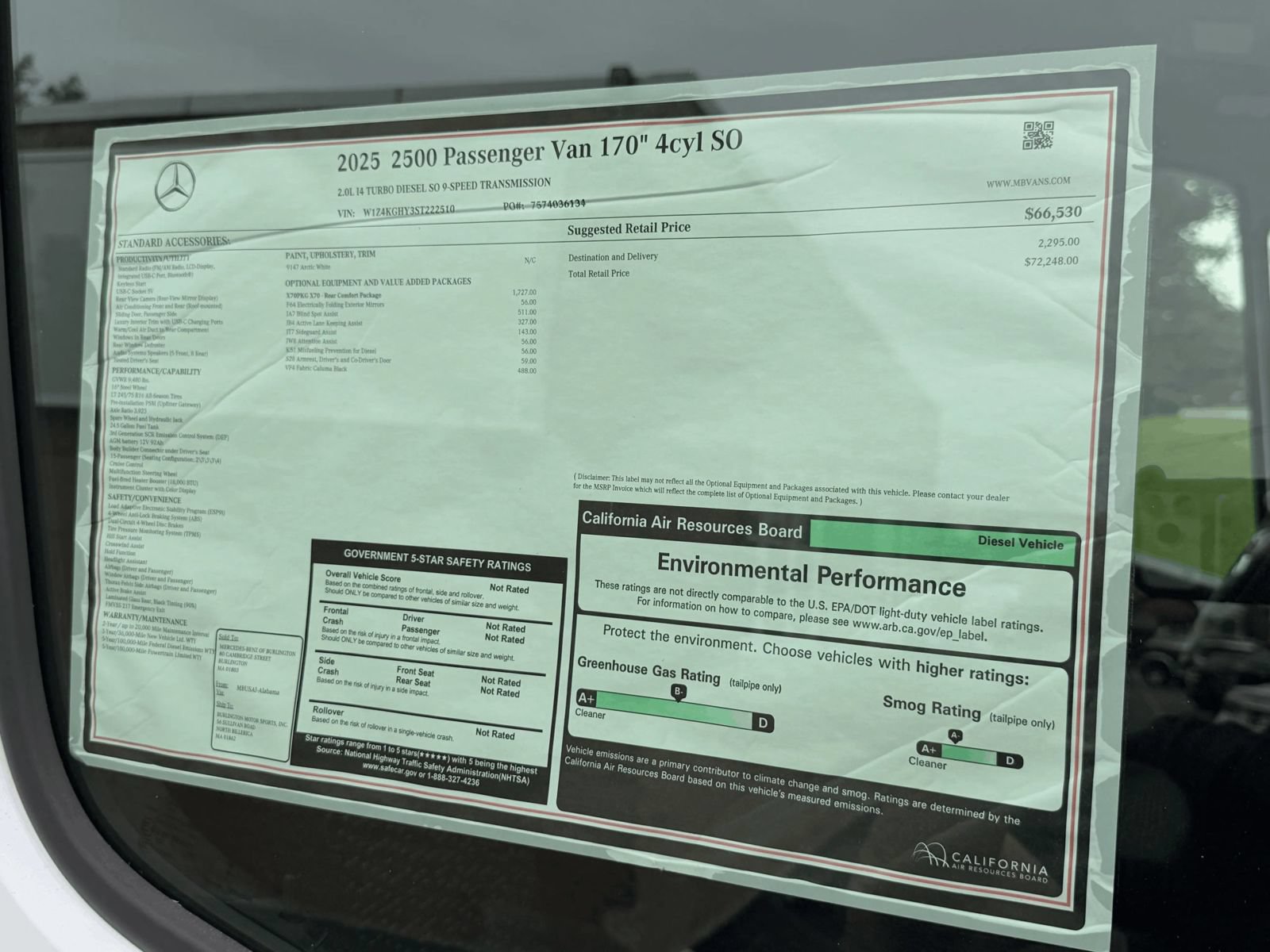 Used 2025 Mercedes-Benz Sprinter 2500 image 15
