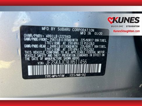 Used 2020 Subaru Forester Premium w/ Popular Package #1 AWD/4WD image 37