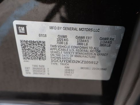 Used 2019 Chevrolet Silverado 1500 LT w/ All-Star Edition AWD/4WD image 19