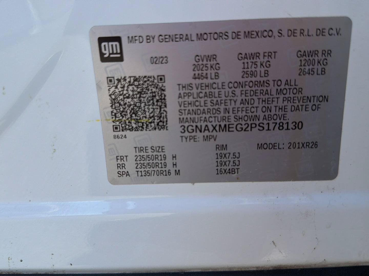 Used 2023 Chevrolet Equinox RS w/ LPO, Floor Liner Package FWD image 23