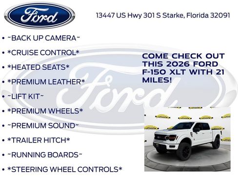 New 2026 Ford F150 XLT w/ Equipment Group 303A High AWD/4WD image 10