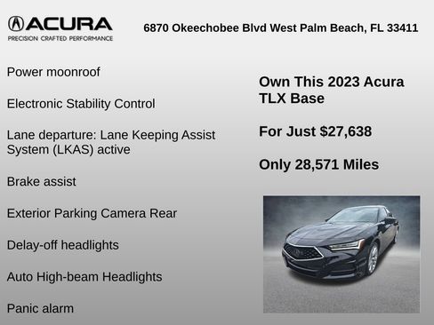 Used 2023 Acura TLX w/ Technology Package image 30