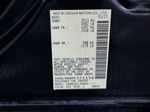 Used 2023 Nissan Altima 2.5 SV image 12