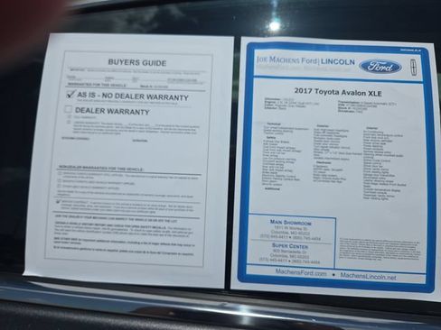 Used 2017 Toyota Avalon XLE FWD image 29