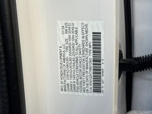 Certified 2024 Honda Pilot Touring image 39