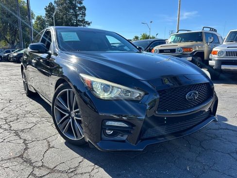 Used 2015 INFINITI Q50 w/ Navigation Package RWD image 1