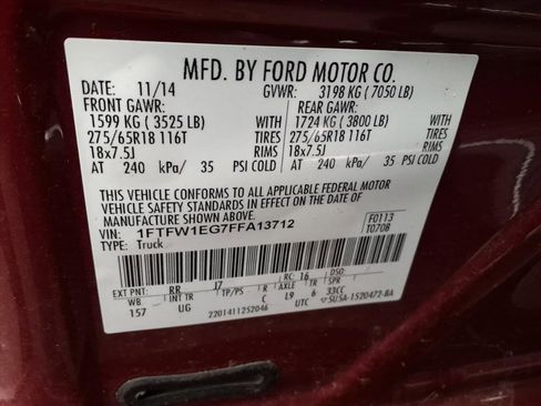 Used 2015 Ford F150 XLT w/ Equipment Group 302A Luxury image 9