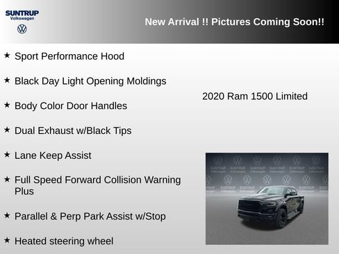 Used 2020 RAM 1500 Limited w/ Black Appearance Package AWD/4WD image 18
