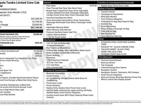 Used 2025 Toyota Tundra Limited w/ TRD Off-Road Package image 14