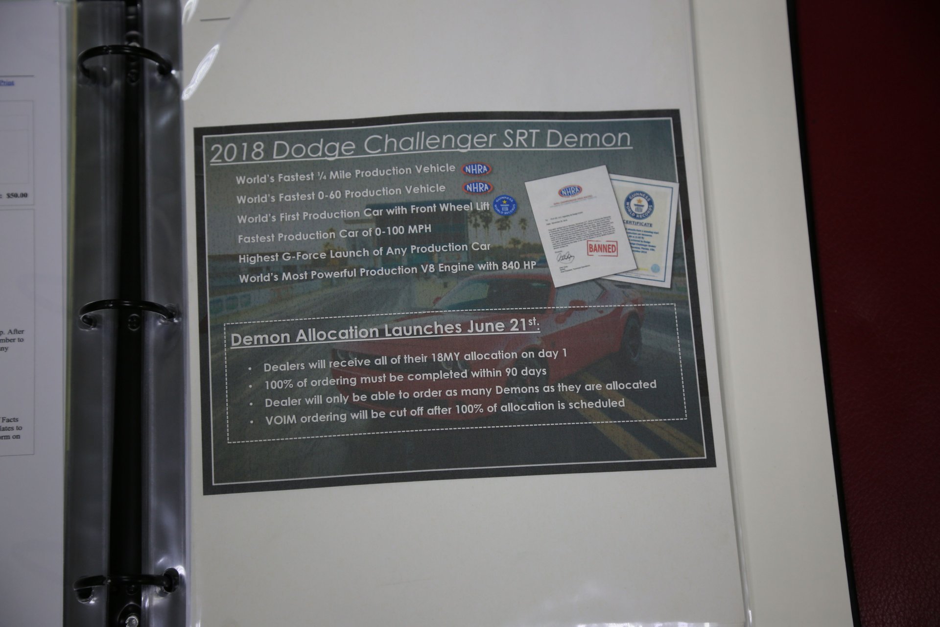 Used 2018 Dodge Challenger SRT Demon RWD image 26