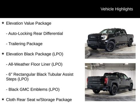 Used 2021 GMC Sierra 1500 Elevation w/ LPO, Elevation Black Package image 32