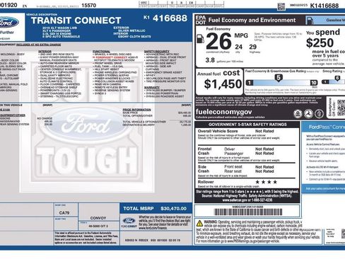 Used 2019 Ford Transit Connect XLT FWD image 39