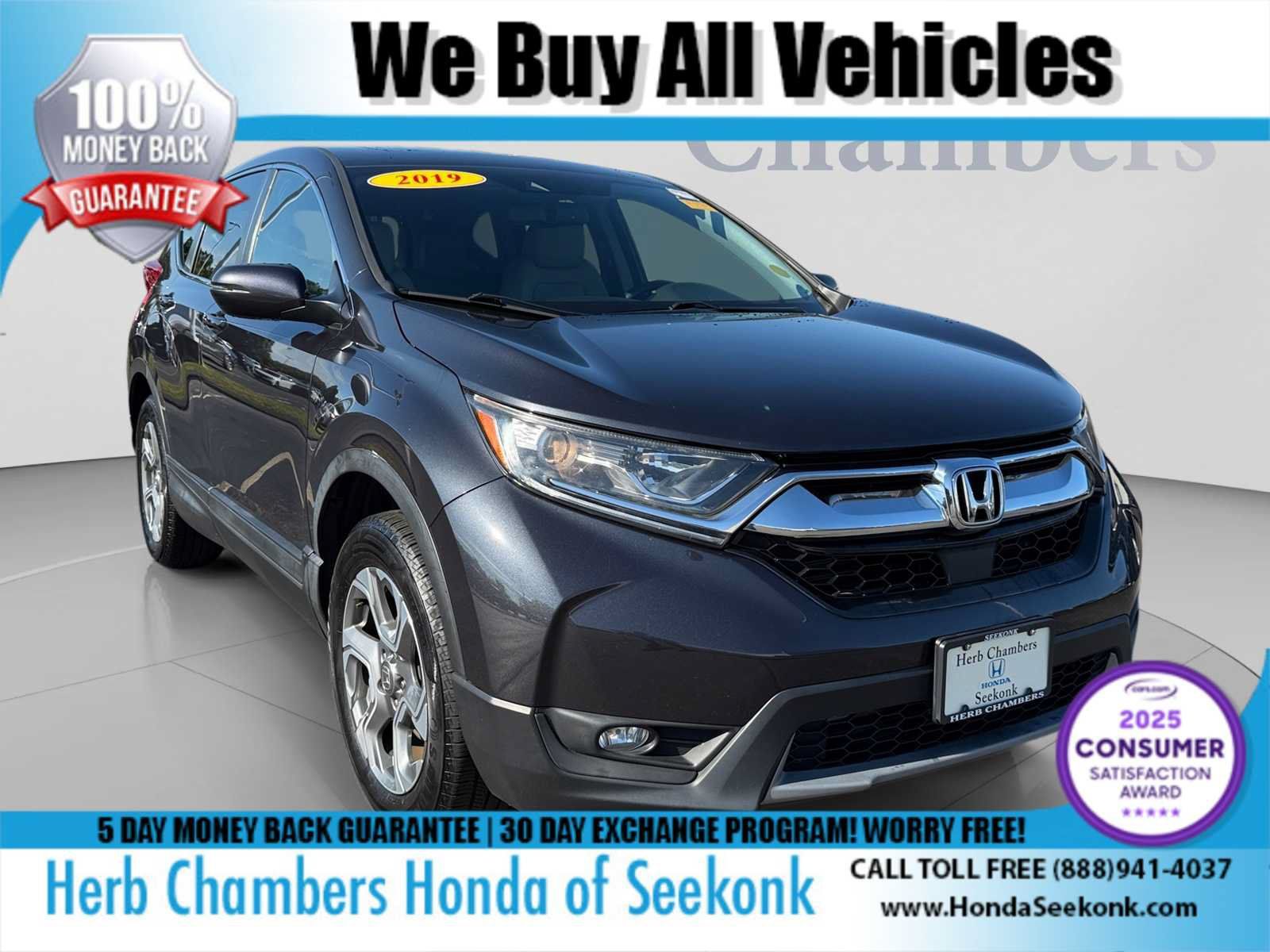 Used 2019 Honda CR-V EX-L image 1