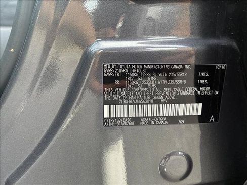 Used 2017 Toyota RAV4 Limited w/ All Weather Liner Package AWD/4WD image 16