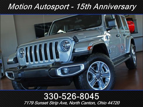 Used 2021 Jeep Wrangler Unlimited Sahara w/ LED Lighting Group AWD/4WD image 59