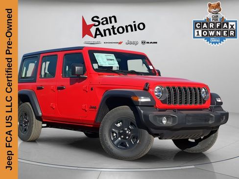 Certified 2025 Jeep Wrangler Sport image 1