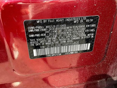 Used 2016 Subaru Forester 2.0XT Touring w/ Eyesight & Navigation System image 36