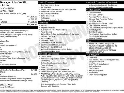 Used 2022 Volkswagen Atlas SEL Premium AWD/4WD image 38