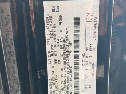 Used 2024 Ford Bronco Raptor w/ Interior Carbon Fiber Pack 6 image 49