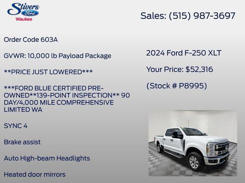 Used 2024 Ford F250 XLT AWD/4WD image 8