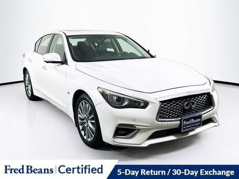 Used 2018 INFINITI Q50 Luxe w/ Essential Package (3.0T Luxe) image 1