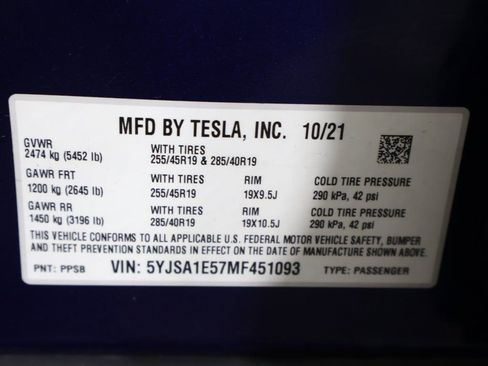 Used 2021 Tesla Model S Long Range image 62