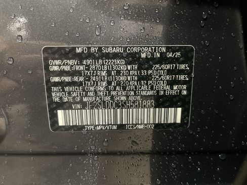 New 2025 Subaru Forester Premium w/ Convenience Package #1 image 25