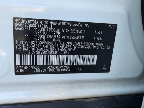 Certified 2021 Toyota RAV4 XLE w/ Carpet Mat Package (TMS) image 25