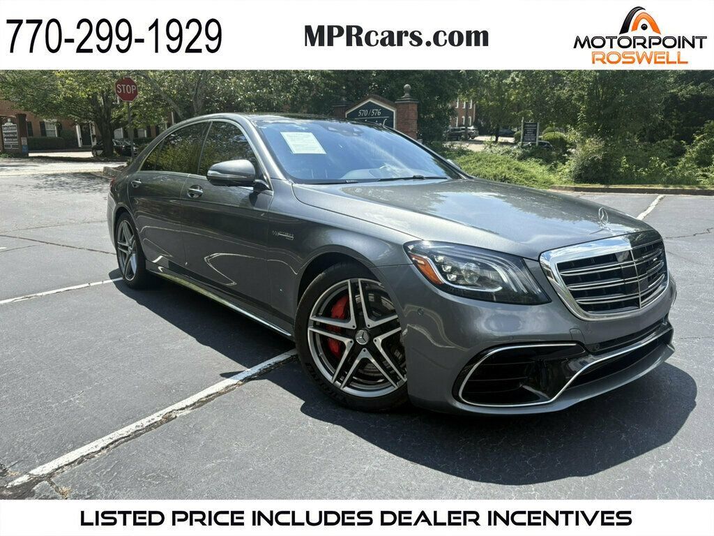 Used 2019 Mercedes-Benz S 63 AMG S 4MATIC Sedan image 1