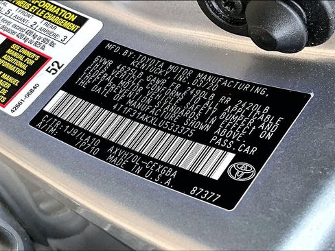 Used 2020 Toyota Camry XLE FWD image 34