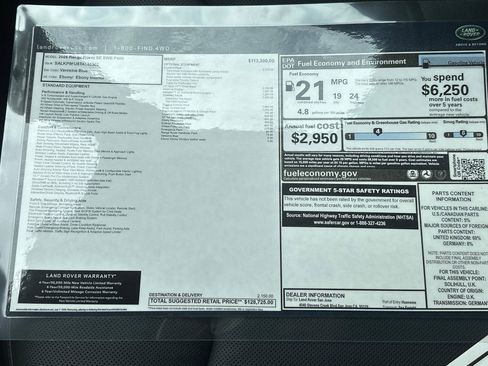 New 2026 Land Rover Range Rover SE image 28