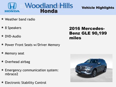 Used 2016 Mercedes-Benz GLE 350 4MATIC image 29