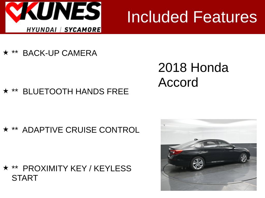 Used 2018 Honda Accord LX image 2