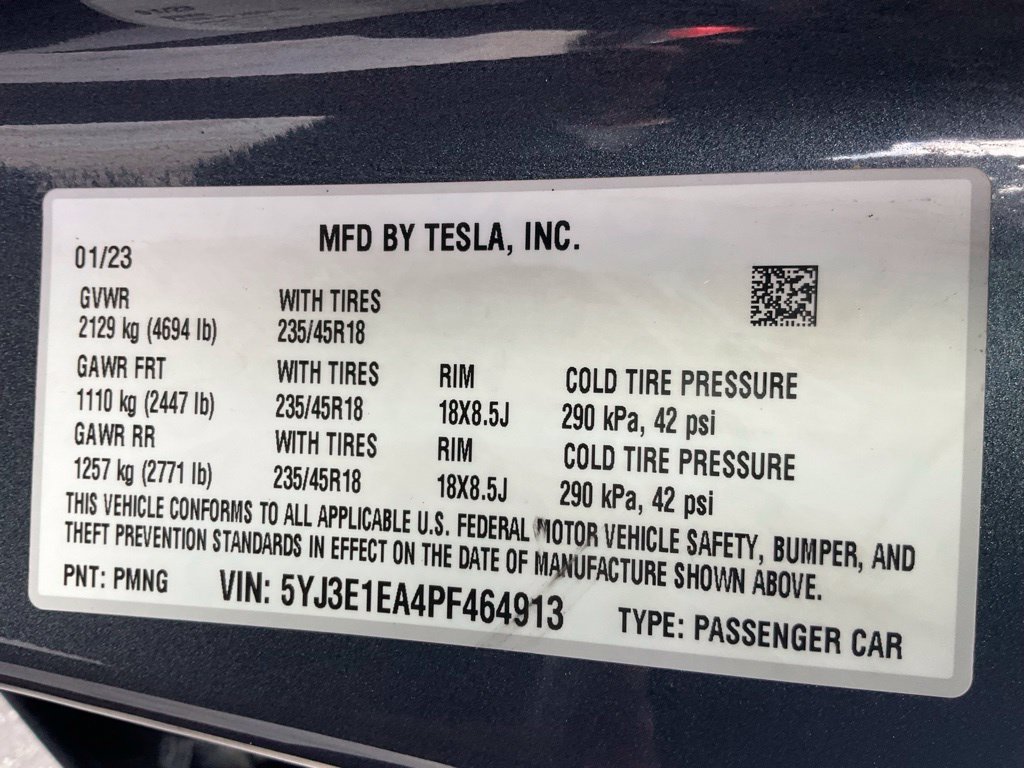 Used 2023 Tesla Model 3 Standard Range RWD image 22