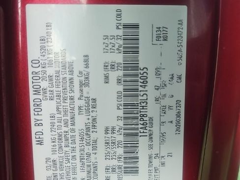 Used 2020 Ford Mustang Coupe RWD image 34