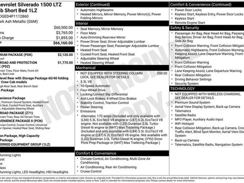 Used 2023 Chevrolet Silverado 1500 LTZ w/ LTZ Premium Package AWD/4WD image 7