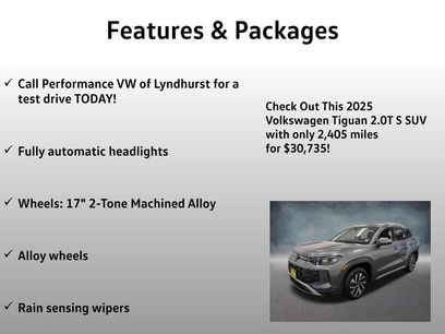 Used 2025 Volkswagen Tiguan S