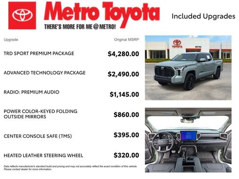 Used 2023 Toyota Tundra SR5 w/ TRD Sport Premium Package AWD/4WD image 4