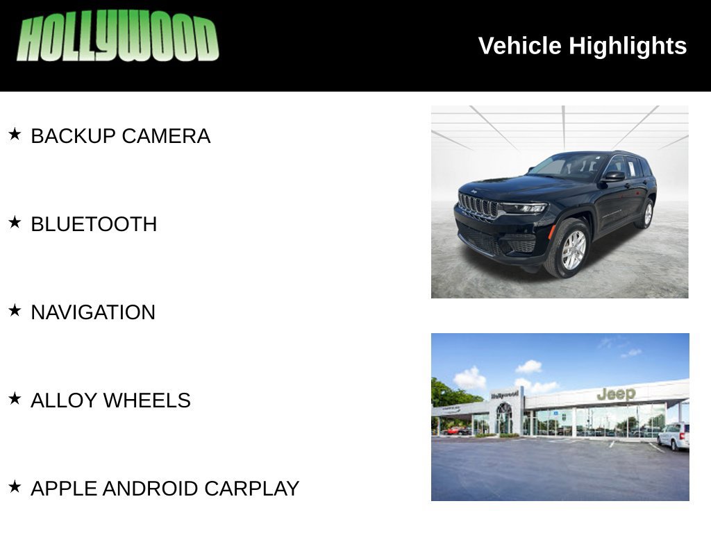 Used 2023 Jeep Grand Cherokee Laredo w/ Luxury Tech Group I RWD image 3