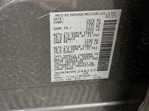 Used 2023 Nissan Pathfinder SV AWD/4WD image 12