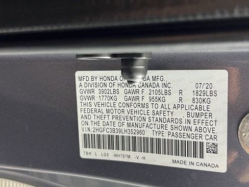 Used 2020 Honda Civic EX image 28