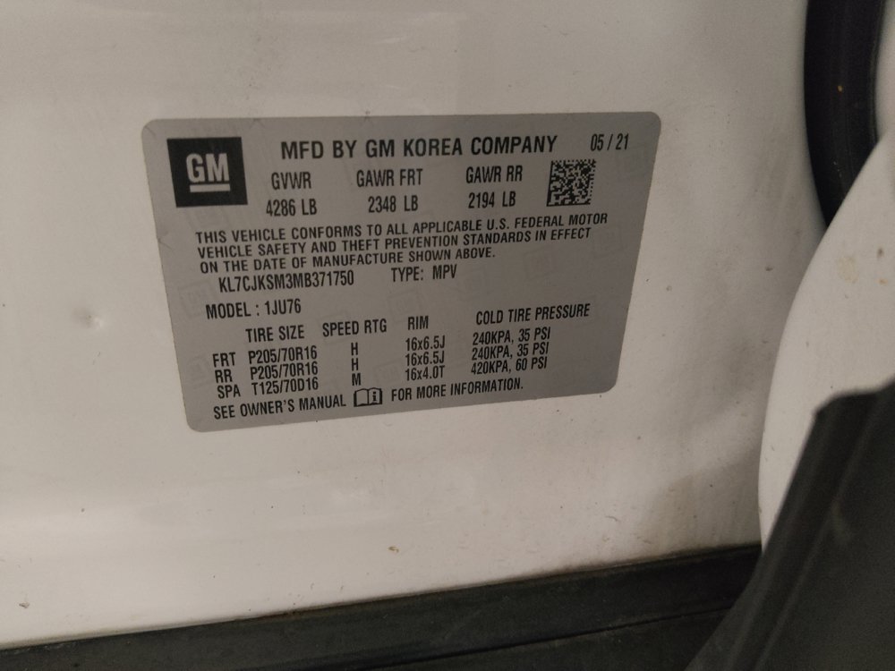 Used 2021 Chevrolet Trax LS FWD image 33